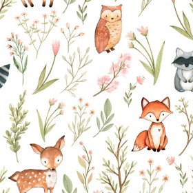Animals children's fabric