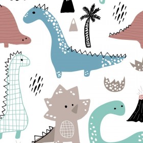 Dinosaurs Children's Fabric