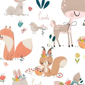 Animals children's fabric