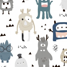 Tela infantil extraterrestres