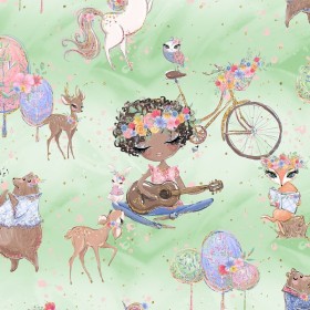 Tessuto animale per bambini