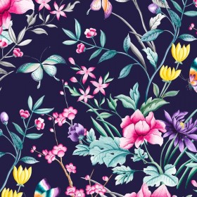 Tissu imprimé floral China