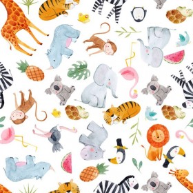 Animals children's fabric