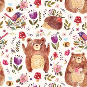 Animals children's fabric