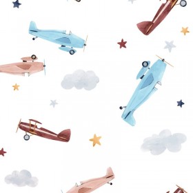 Tessuto per bambini aeroplano