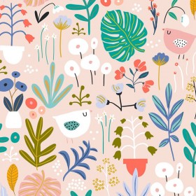 Animals childish fabric