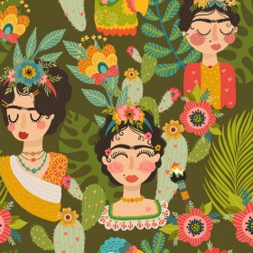 Frida Print Fabric