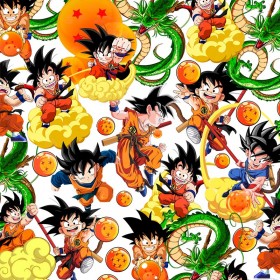 Son Goku crianças tecido