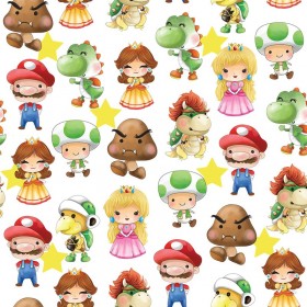 Tecido infantil Mario Bros