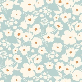 Floral print fabric