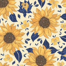 Tela estampada floral