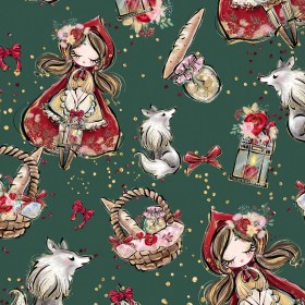 Story in Red Fabric