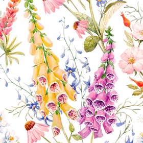 Blumenmuster Stoff