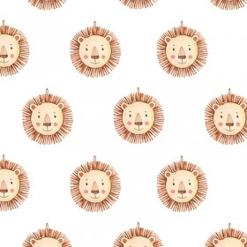 Lion children's fabric