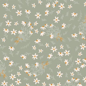 Tela estampada floral