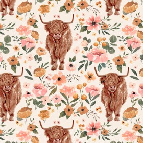 Tela estampada floral