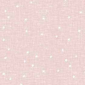 Pink Stars Fabric