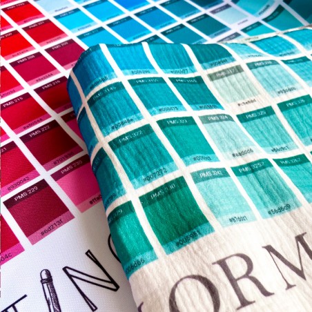 Pantone Printed On Fabric