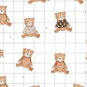 Tissu avec des ours
