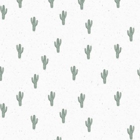 Tissu avec des cactus