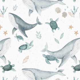 Whale Fabric
