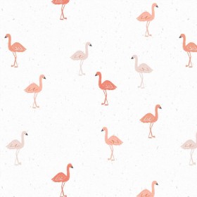 Tissu flamant rose