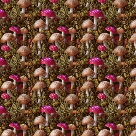 Mushroom Fabric