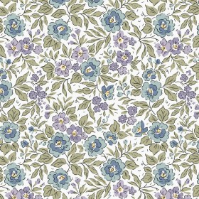 Tissu fleuri
