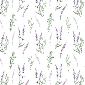 Lavender Floral Fabrics