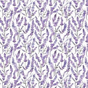 Lavender  Blumenstoff