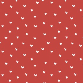 Tissu coeurs