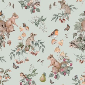 Tessuto animale floreale