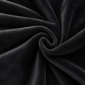 Tissu Minky Uni Noir