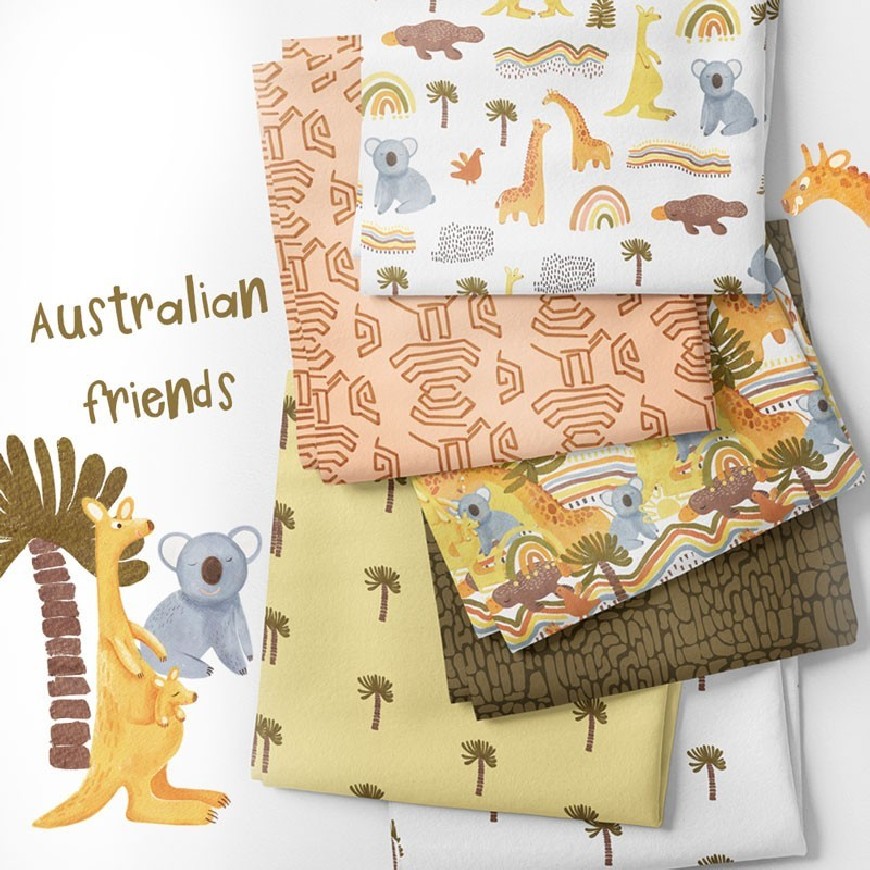 Australian Friends Fabric Collection