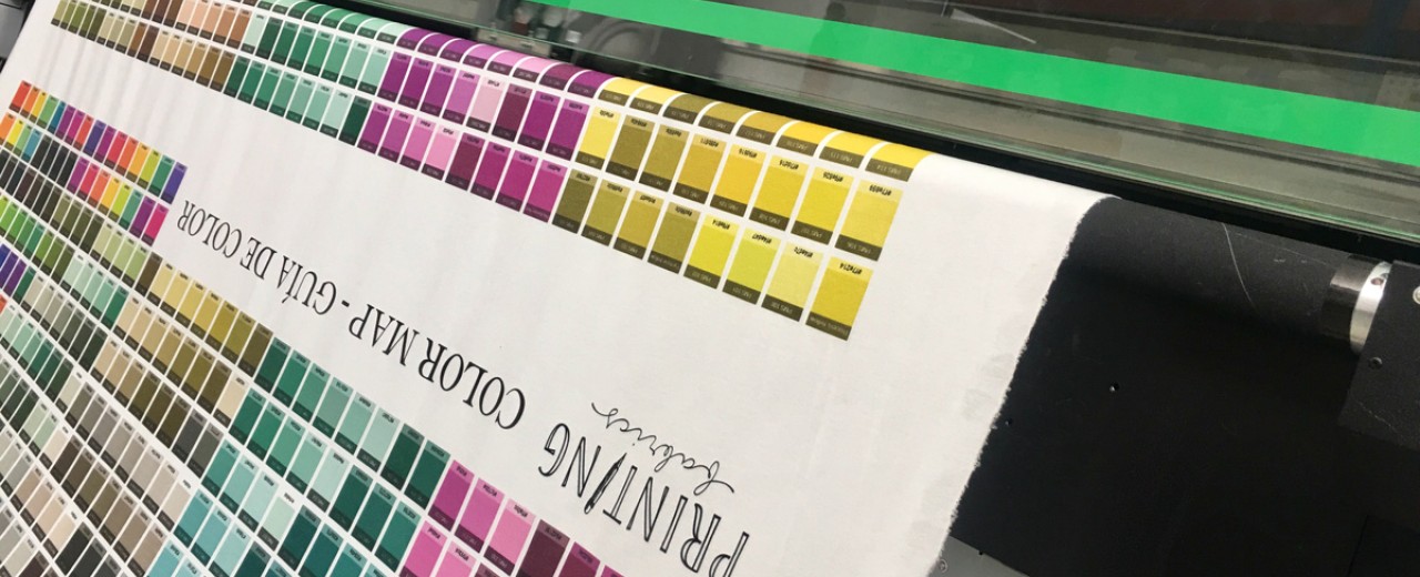 Printing Fabrics Color Map - Pantone Printed On Fabric
